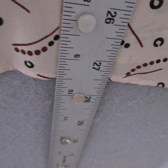 Lafayette 148 New York Top Large Silk Button‎ Julianne Printed Button Up Career - Picture 8 of 11